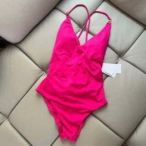 Trina Turk Vibrant Pink One-Piece Swimsuit